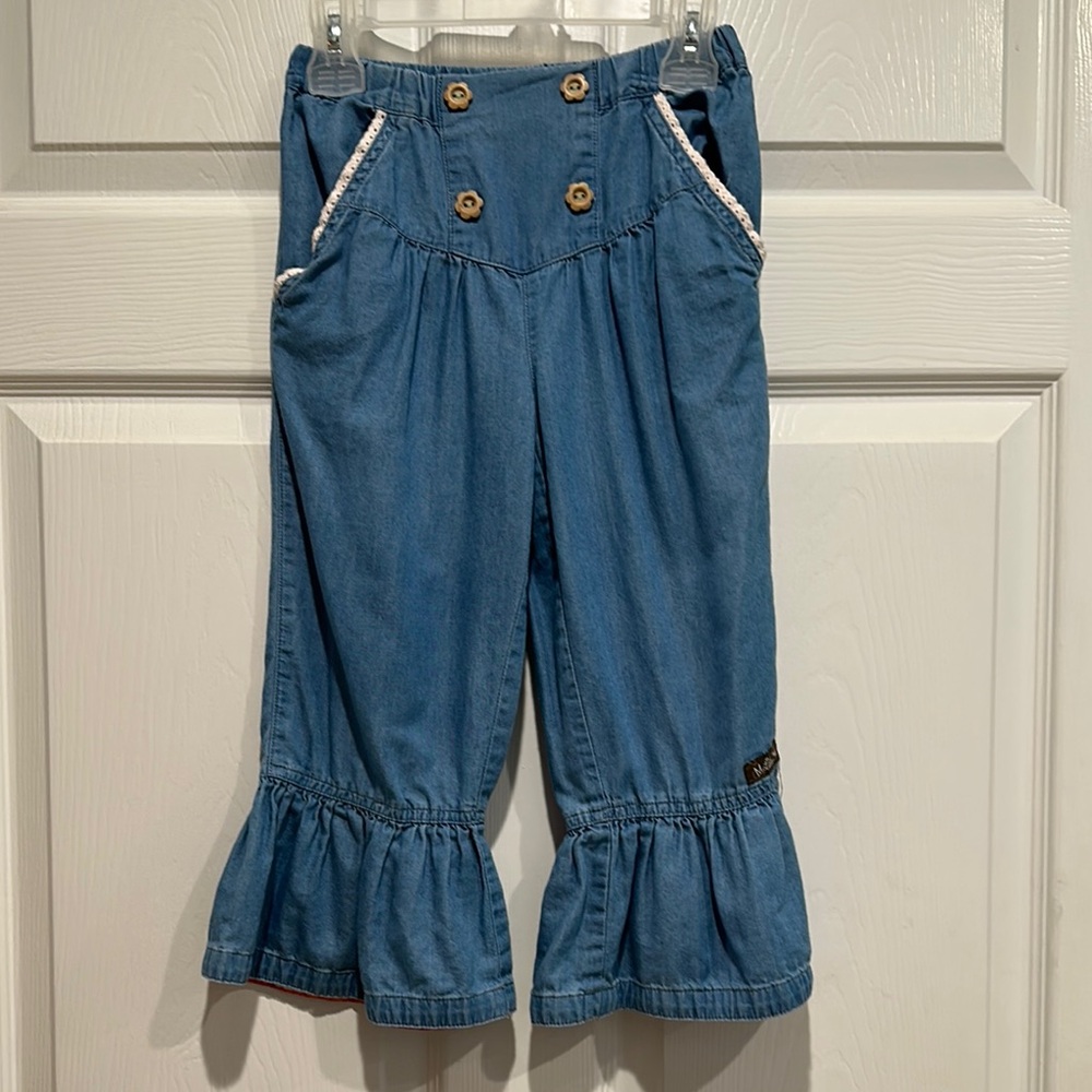 Matilda Jane Kids Blue Ruffle Pants